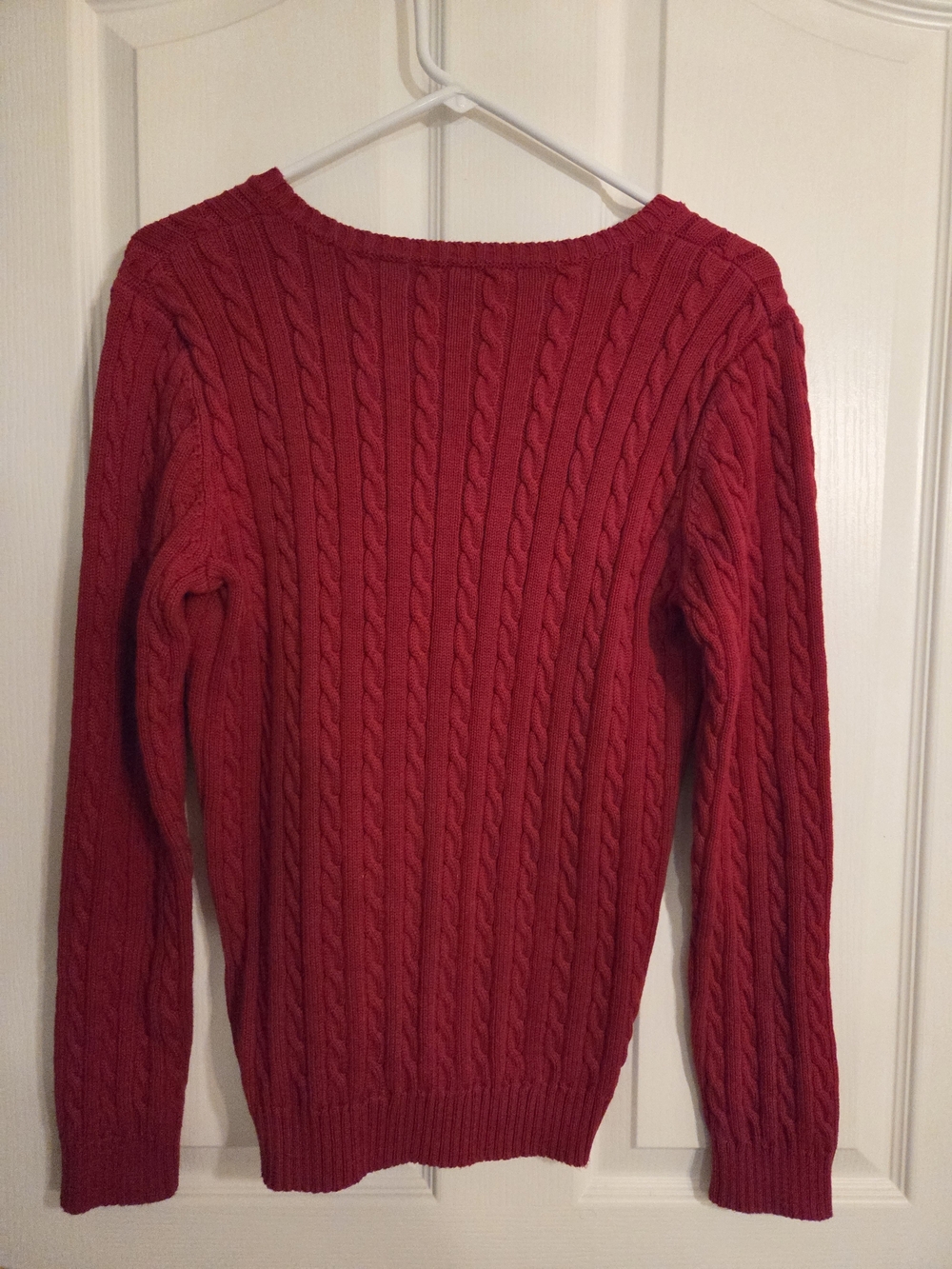 Ralph Lauren Sweater in Red with Yellow RL Logo - Picture 3 of 5
